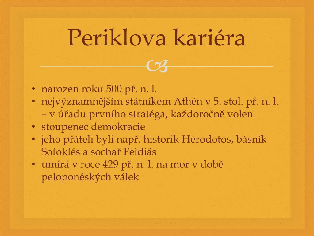 PPT - Perikles (443 – 429 př. n. l..) PowerPoint Presentation, free  download - ID:3165658