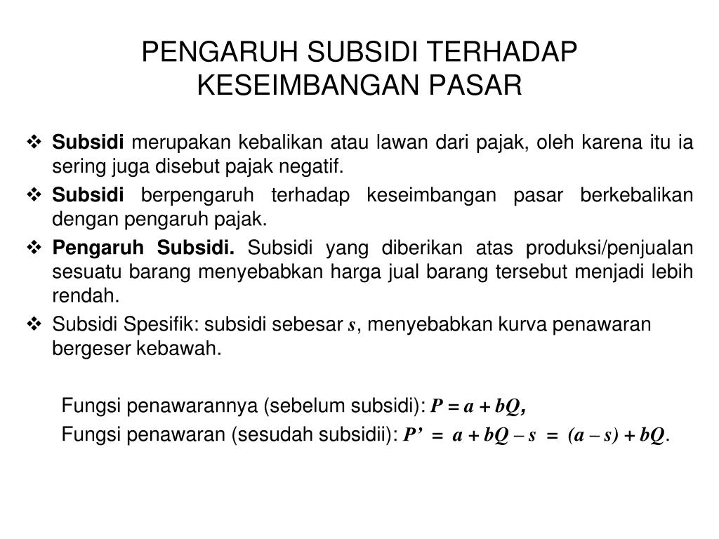 Ppt Keseimbangan Pasar Powerpoint Presentation Free Download Id