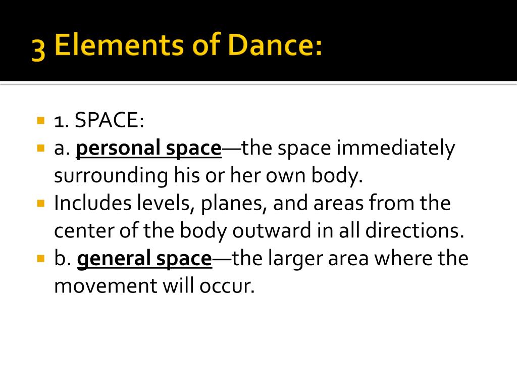 elements of dance essay
