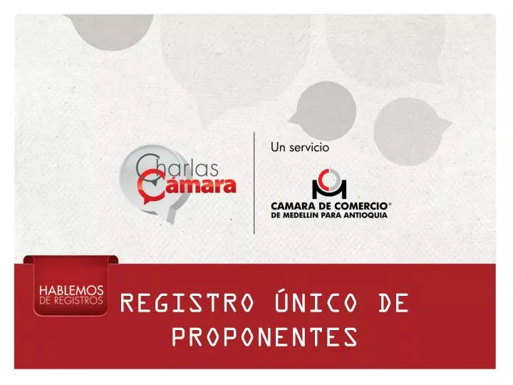 PPT - REGISTRO ÚNICO DE PROPONENTES PowerPoint Presentation, free download  - ID:3169638