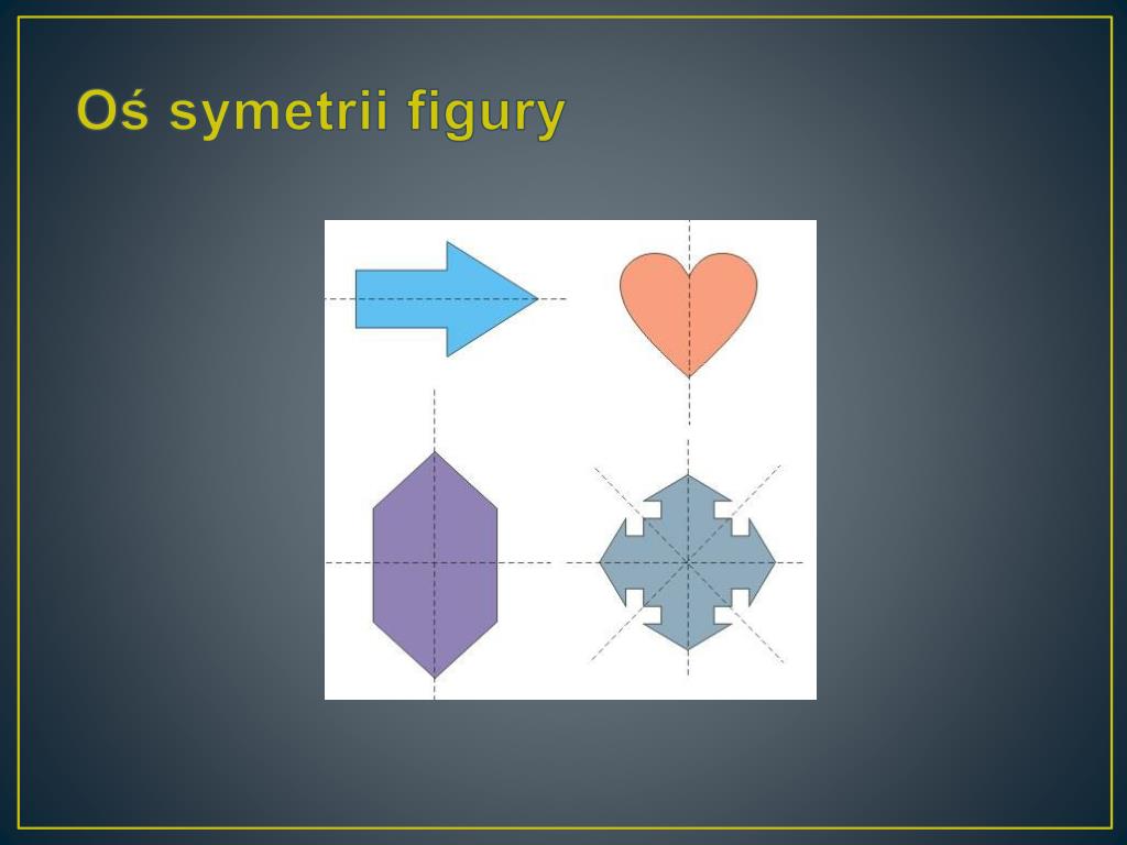 PPT - osiowa środkowa oś symetrii figury PowerPoint Presentation, free  download - ID:3171868