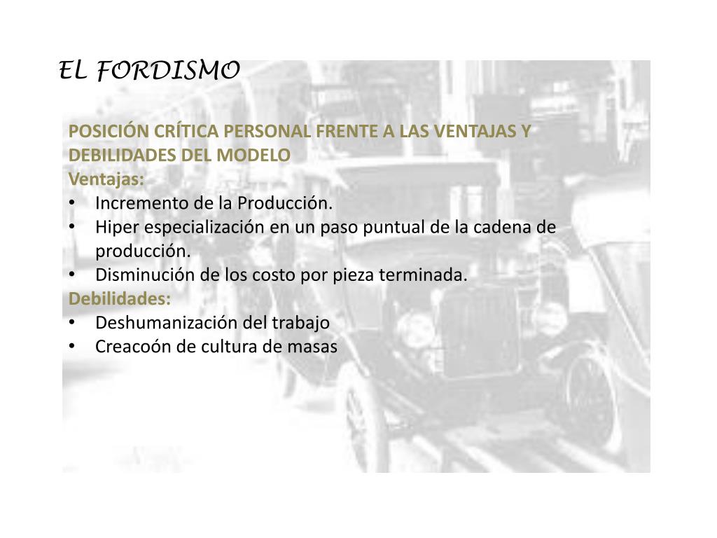 PPT - EL FORDISMO PowerPoint Presentation, free download - ID:3174685