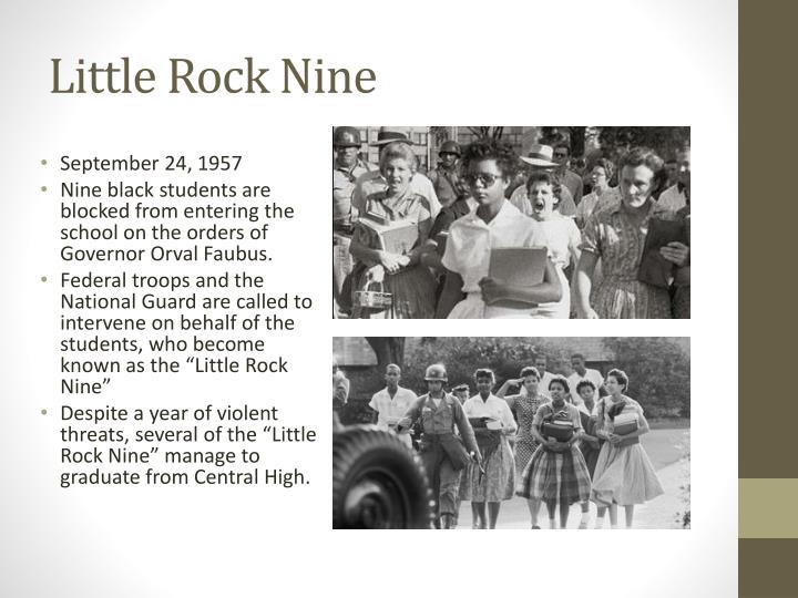 the little rock nine presentation