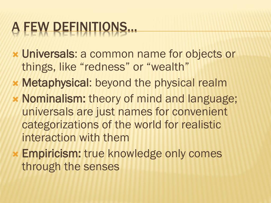 ockham nominalism ockham nominalism