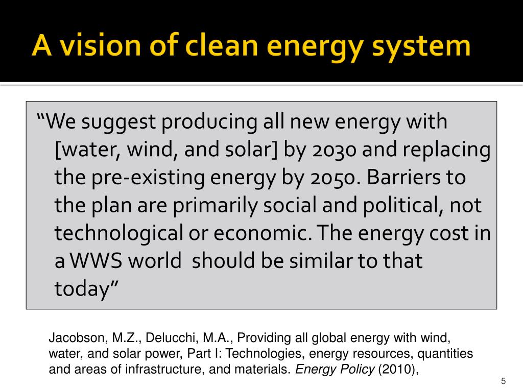 PPT - CEEN 590 Sustainable Energy as a Social and Political Challenge ...