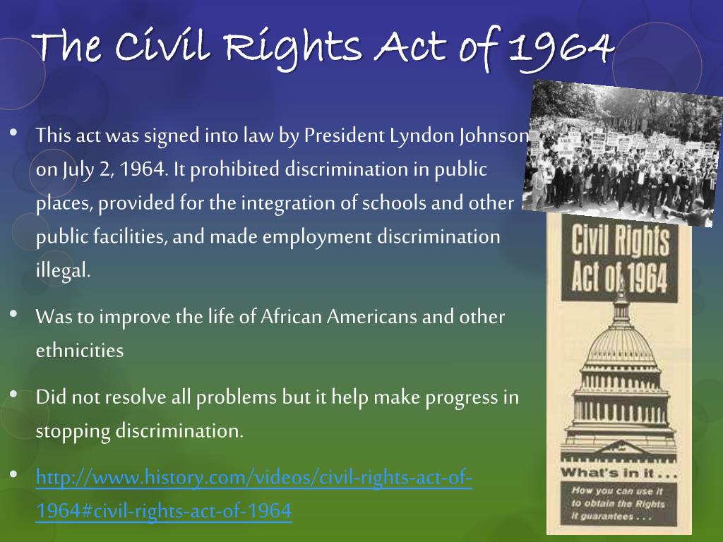 thesis of civil rights act