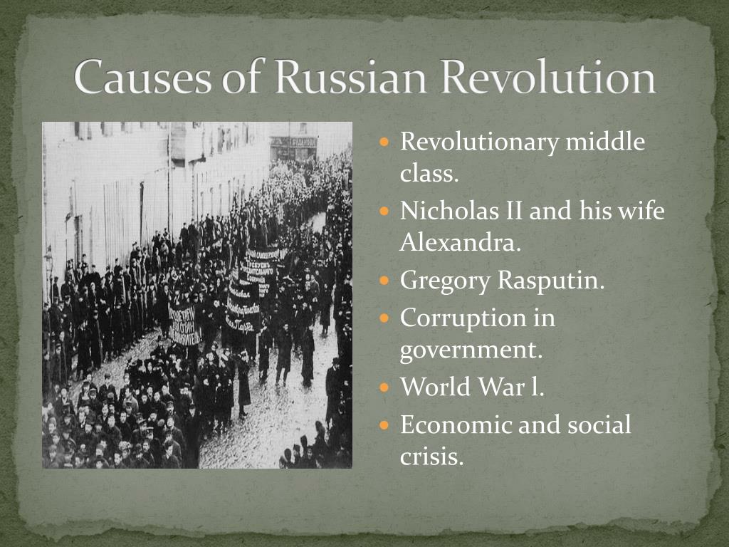russian revolution causes essay
