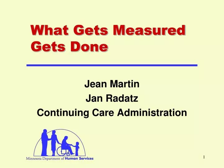 PPT - What Gets Measured Gets Done PowerPoint Presentation, free ...