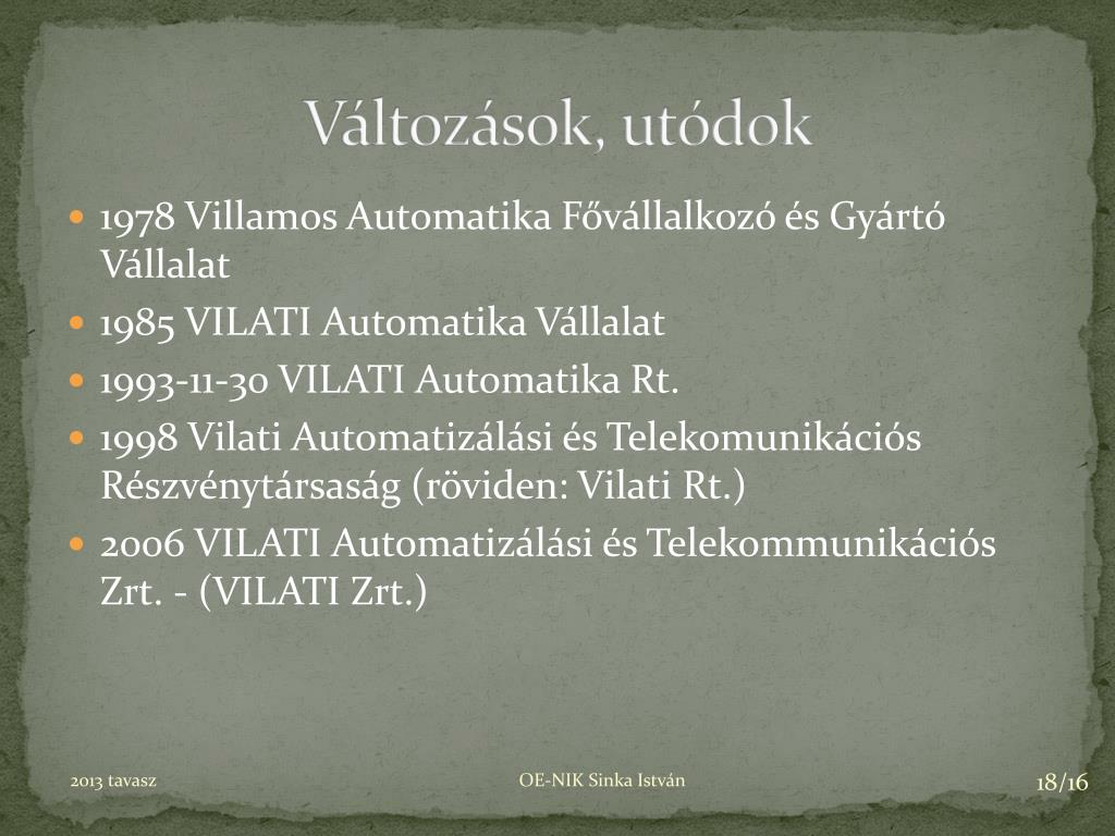 PPT - VILATI PowerPoint Presentation, free download - ID:3181464
