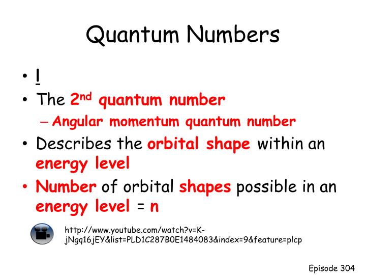 ppt quantum numbers powerpoint presentation id 3181772 orbital numbers