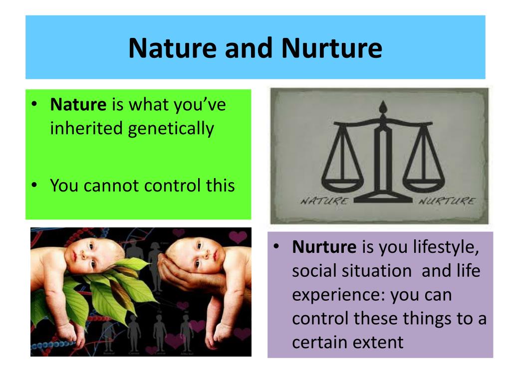 presentation about nature and nurture