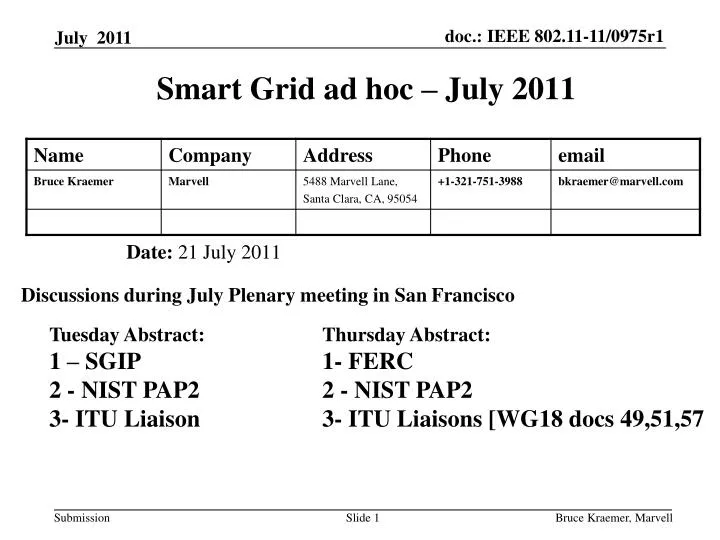 smart grid ad hoc july 2011 n.