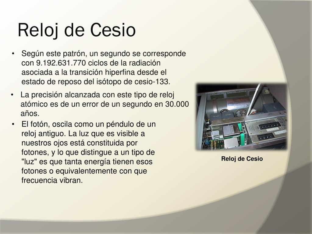 PPT - Reloj Atómico de Cesio PowerPoint Presentation, free download - ID:3183895