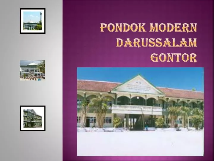 Ppt Pondok Modern Darussalam Gontor Powerpoint Presentation Free Download Id 3185814
