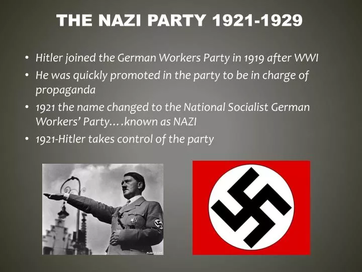 the nazi party 1921 1929 n.