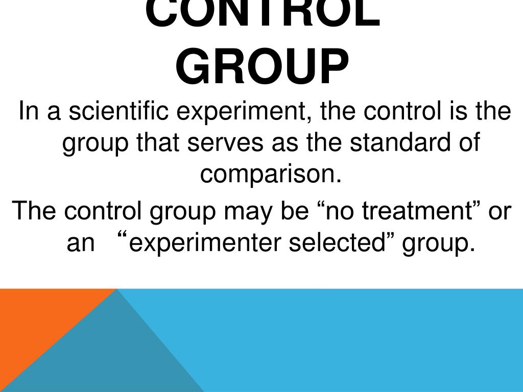 control group hypothesis