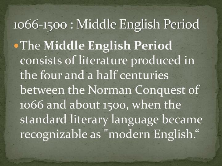 modern period in english literature pdf