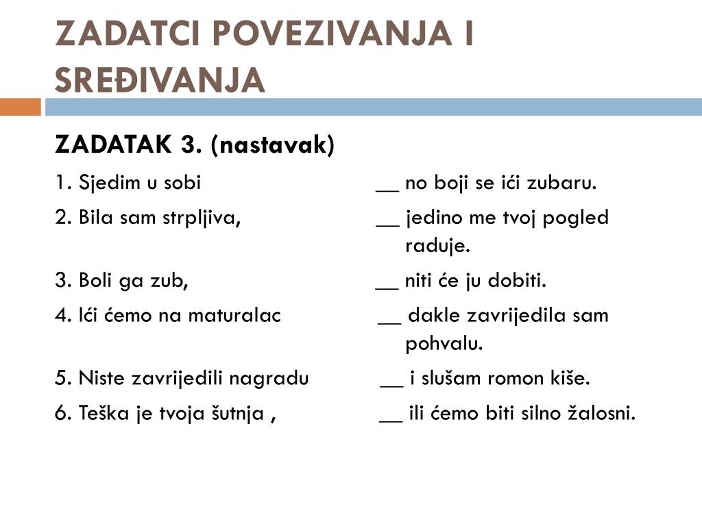 PPT - TIPOLOGIJA ZADATAKA ZA SASTAVLJANJE TESTOVA PowerPoint Presentation -  ID:3191754