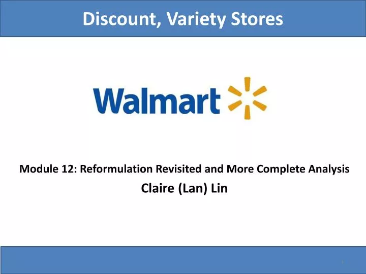 PPT Discount, Variety Stores PowerPoint Presentation, free download