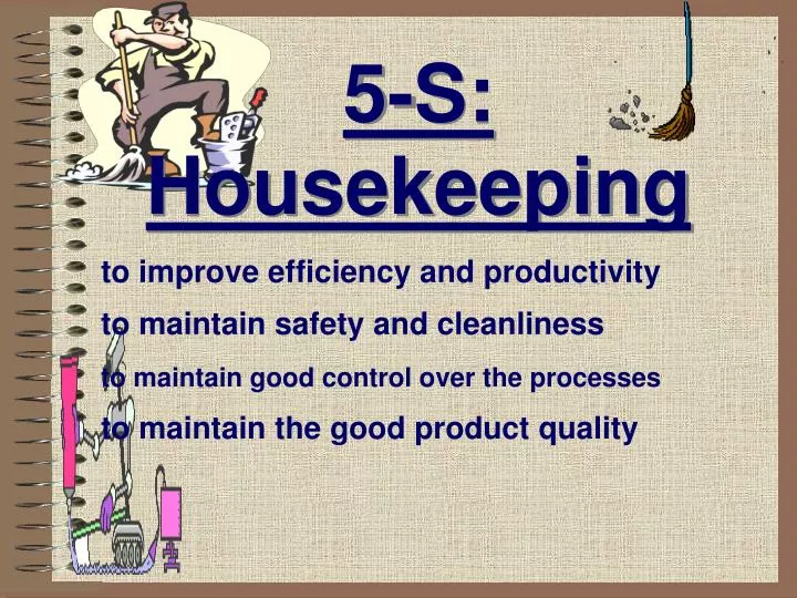 PPT 5S Housekeeping PowerPoint Presentation, free download ID3195075