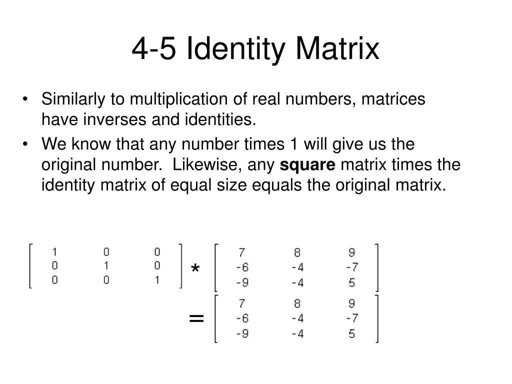 identity matrix matlab identity matrix matlab