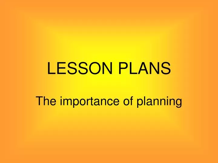 lesson plans n.