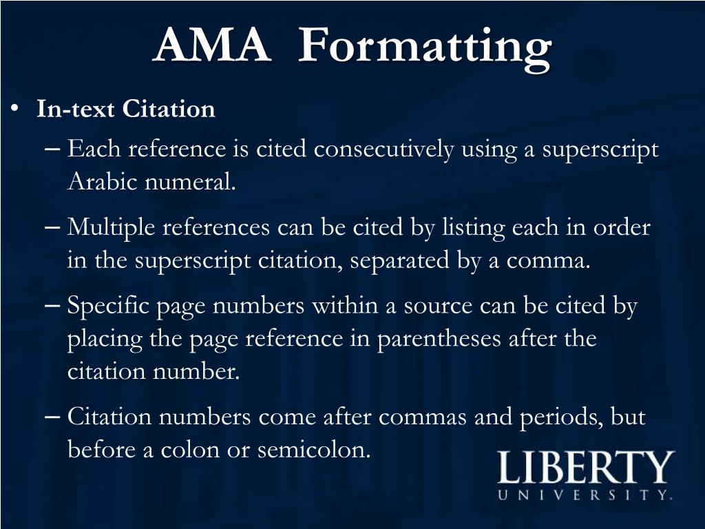how to cite a powerpoint presentation ama