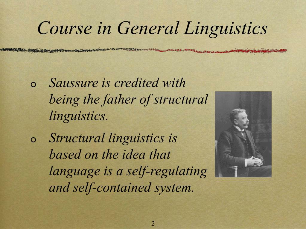 PPT - Ferdinand de Saussure PowerPoint Presentation - ID:3196437