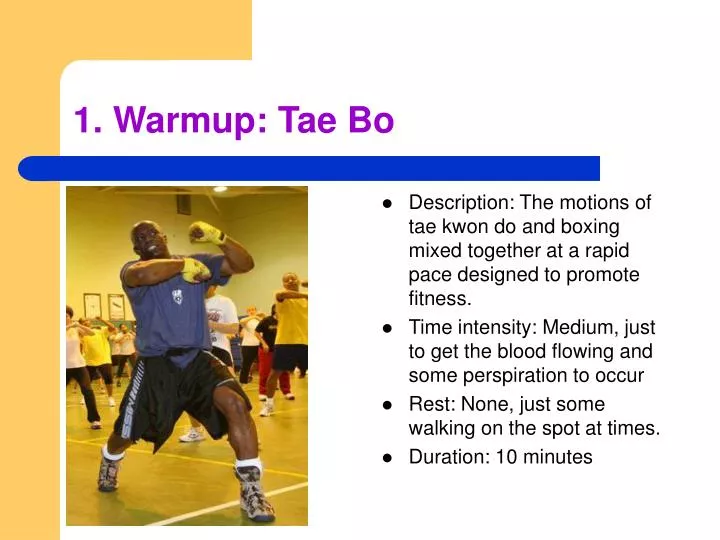 tae bo body shape