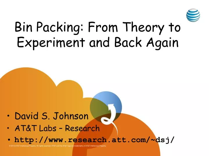 bin packing from theory to experiment and back again n.