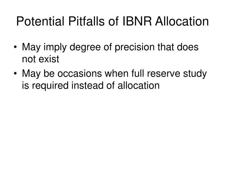 PPT The “Modified BornhuetterFerguson” Approach to IBNR Allocation PowerPoint Presentation