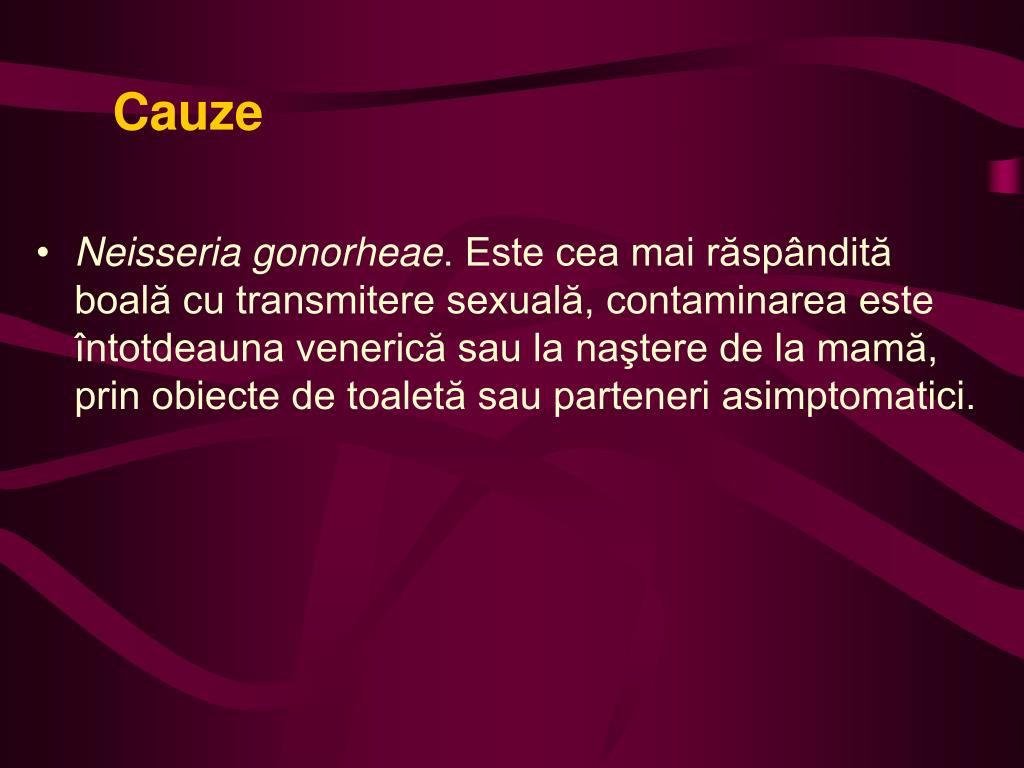 PPT BOLI LE CU TRANSMITERE SEXUAL PowerPoint Presentation Free 