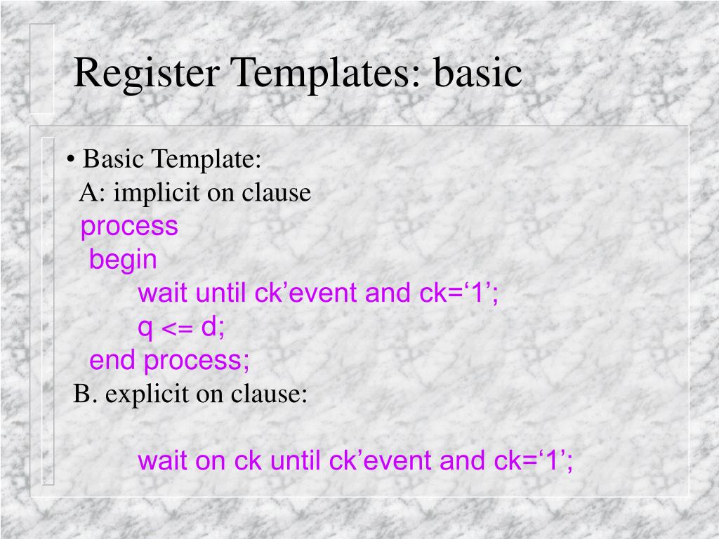 PPT - Lecture 7 Chap 9: Registers PowerPoint Presentation, free ...
