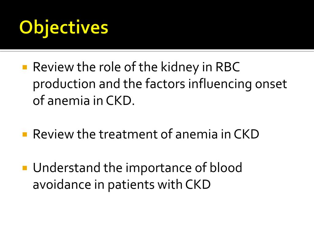 PPT - Lessons Learned: Anemia Treatment in Chronic Kidney Disease and ...