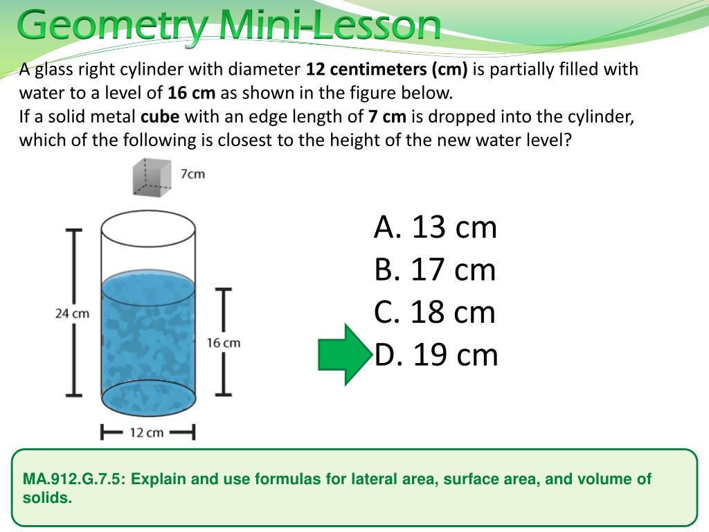 Formula area lateral cilindro