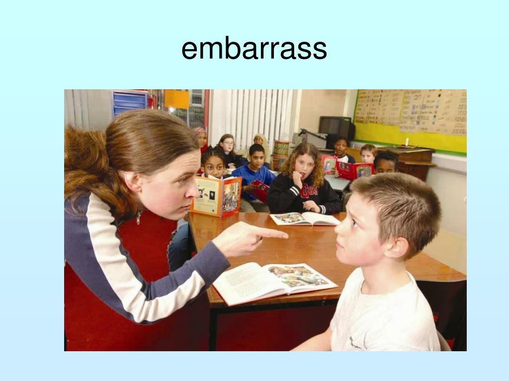 Embarrass Example PPT - Grammar Practice: Participial Adjectives ( -ing v. –ed adjectives ...