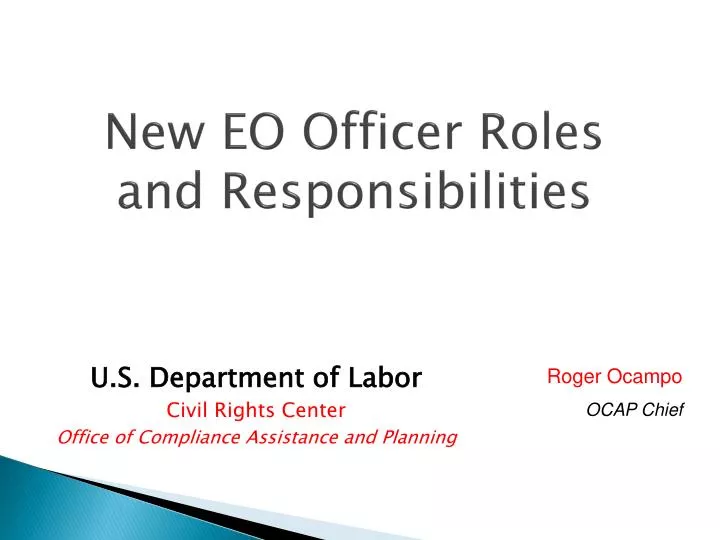 PPT New EO Officer Roles And Responsibilities PowerPoint Presentation ID 3199939