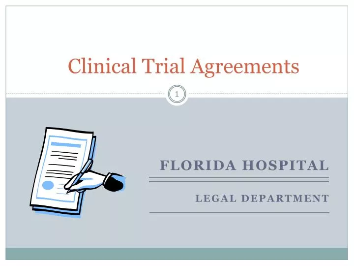 PPT - Clinical Trial Agreements PowerPoint Presentation, free download -  ID:3200605