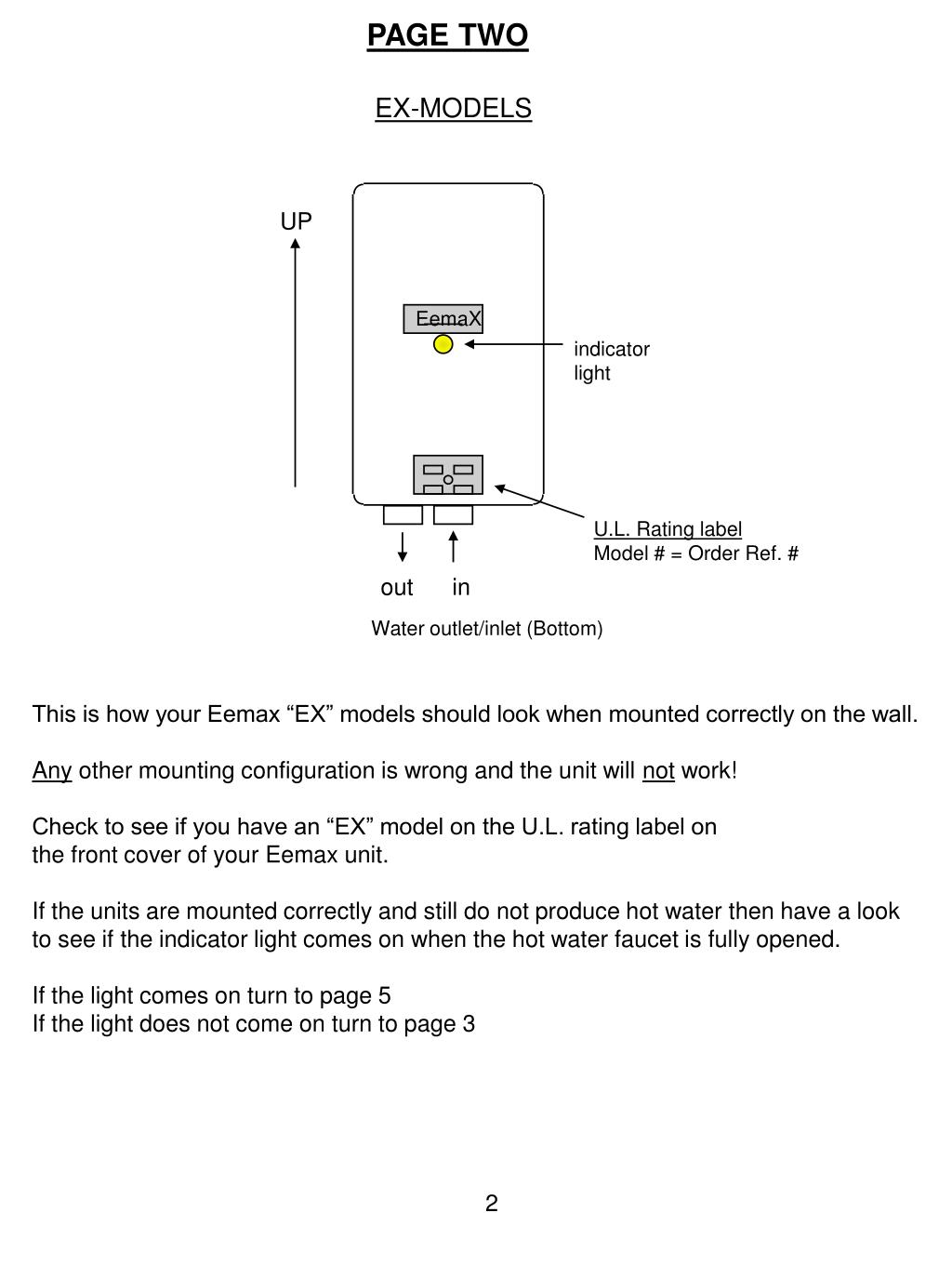 PPT INSTRUCTIONS FOR TROUBLESHOOTING YOUR EEMAX WATER HEATER