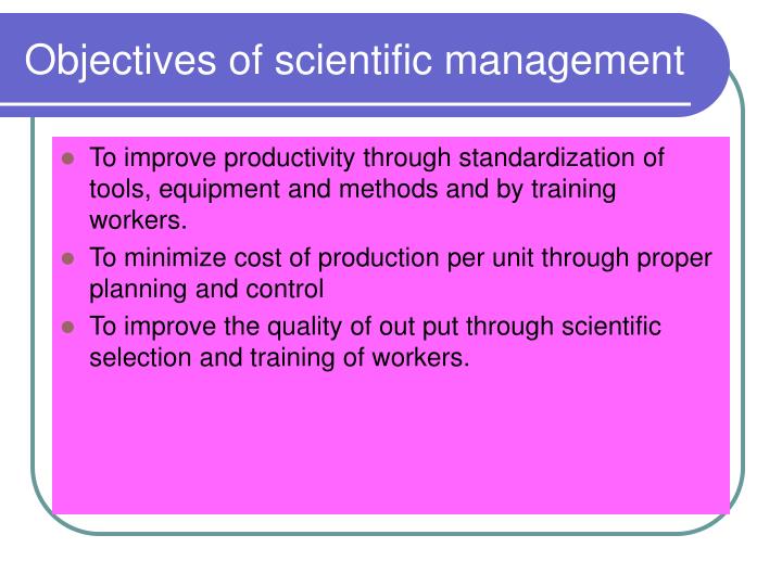 PPT - TAYLOR’S SCIENTIFIC MANAGEMENT PowerPoint Presentation - ID:3201216