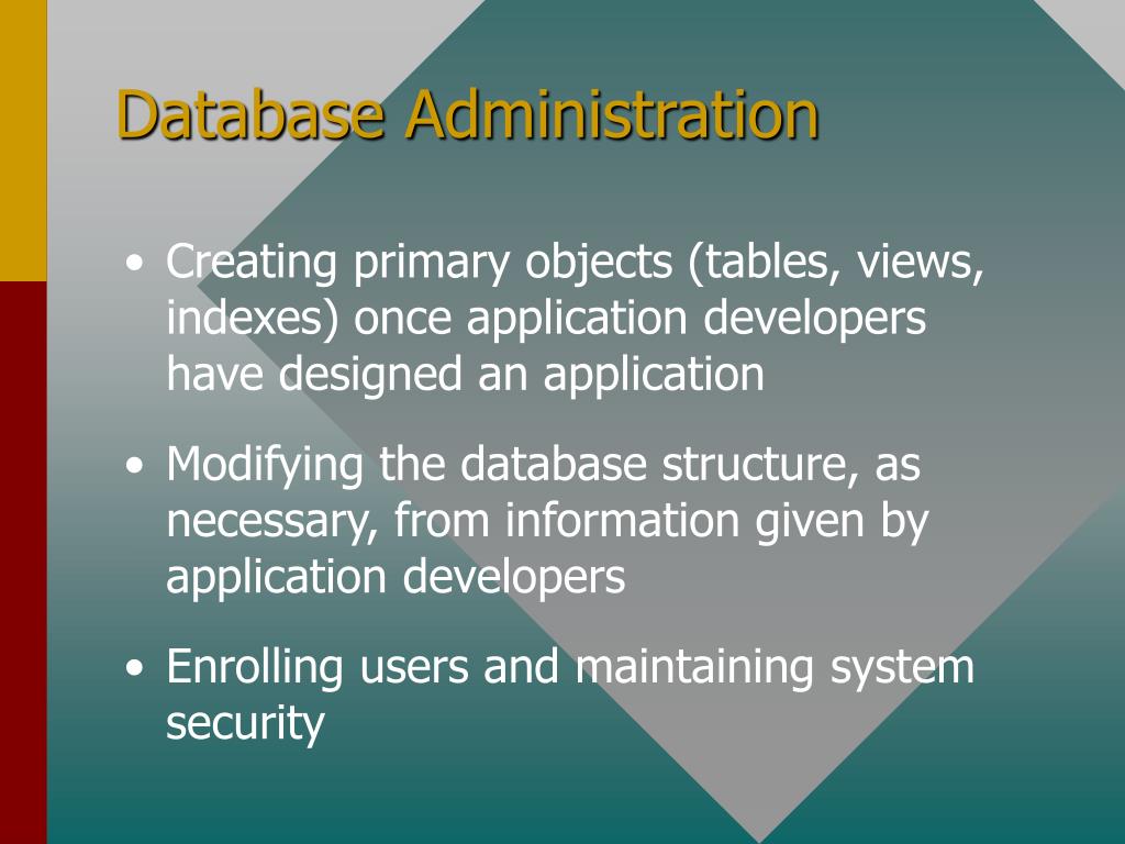 database administration essay