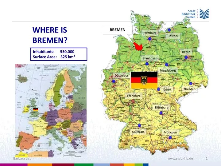 PPT WHERE IS BREMEN? PowerPoint Presentation, free download ID3201584