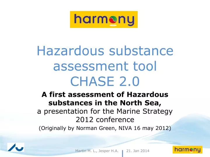 PPT Hazardous substance assessment tool CHASE 2.0 PowerPoint Presentation ID3202149