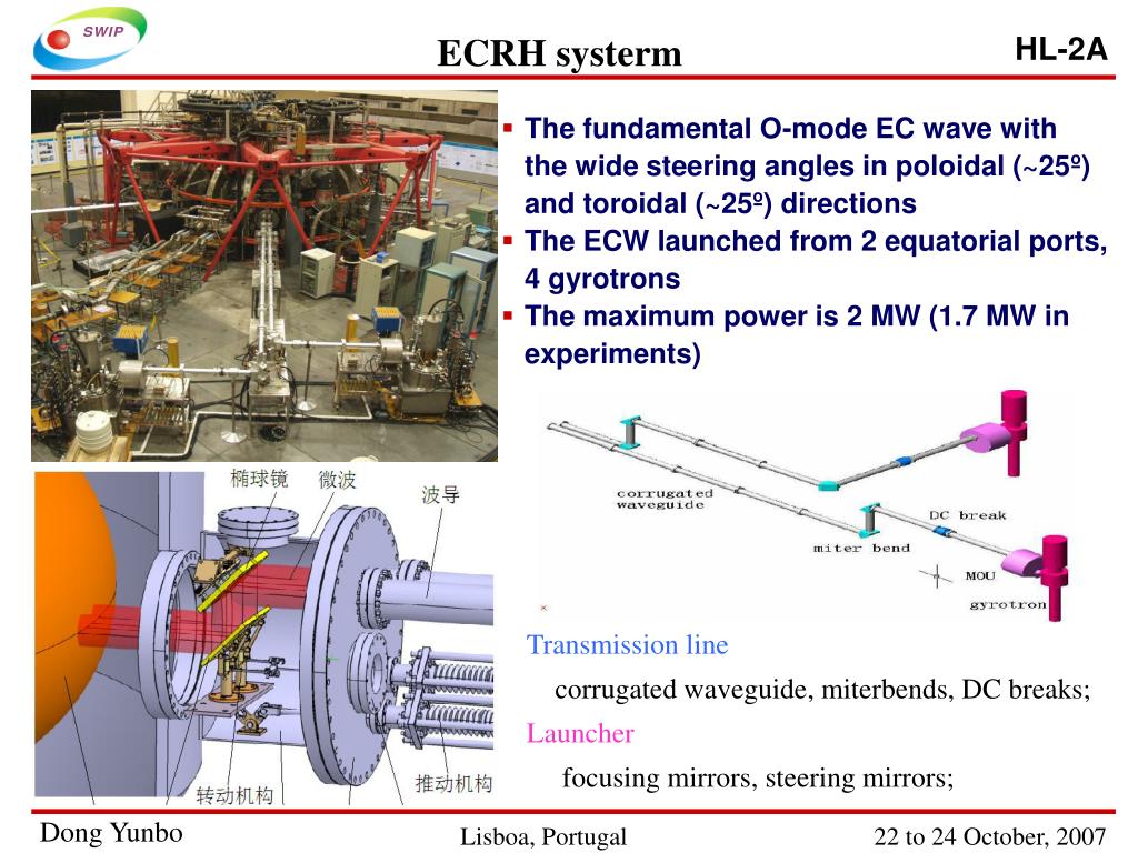 PPT Recent Experiment Results during electron cyclotron heating on HL