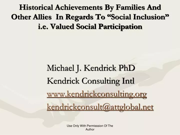 Operation by Richard J. Kendrick Operation by Richard J. Kendrick
