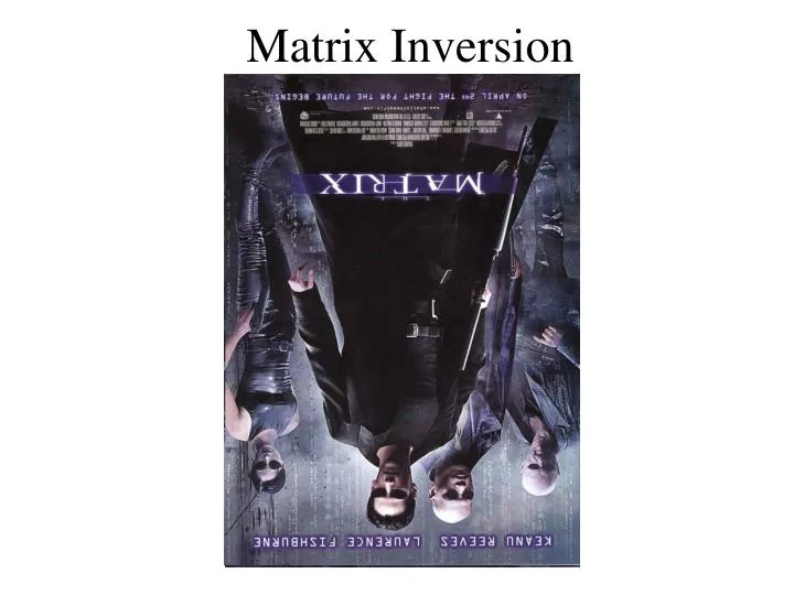 matrix inversion n.