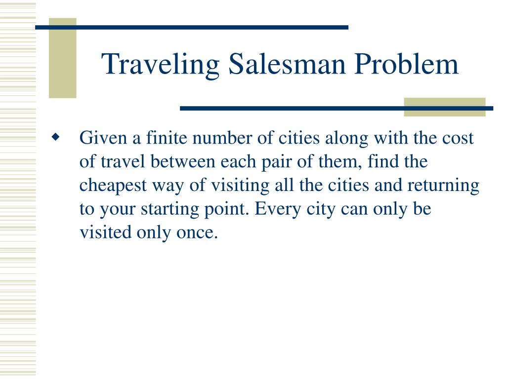 travelling salesman problem solver online