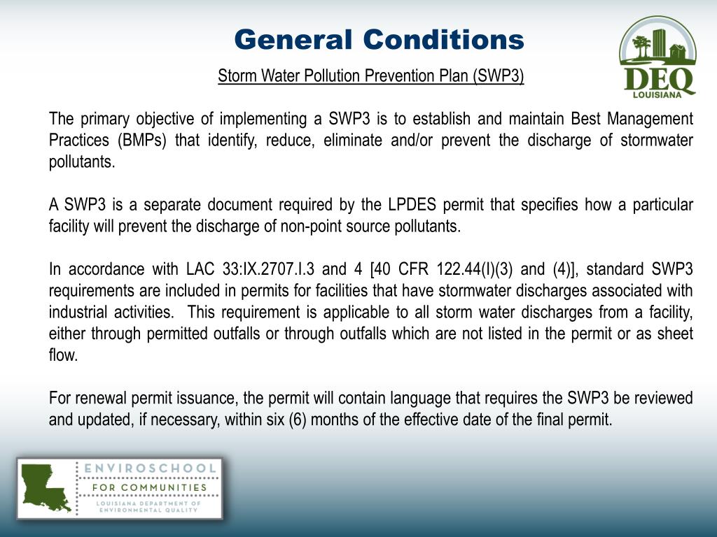 Swp3 Plan PPT - Water Permits 101: Essential Components for Sugar Mill Compliance ...