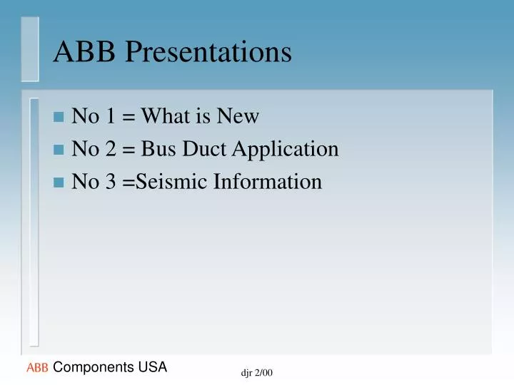 abb presentations n.