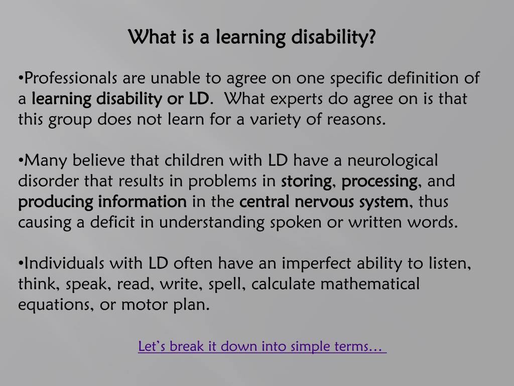 PPT - Understanding Learning Disabilities: Dyslexia & Dyscalculia ...